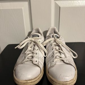 Adidas Stan smith, size 9, white and navy blue